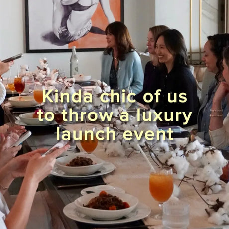 Kinda chic of us to throw a luxury launch event