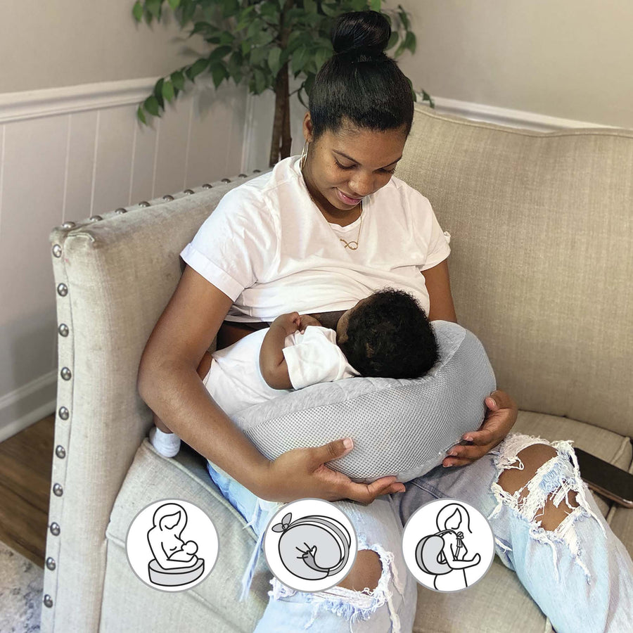 Best Nursing Nursing Pillow With Back Support Boppy Anywhere