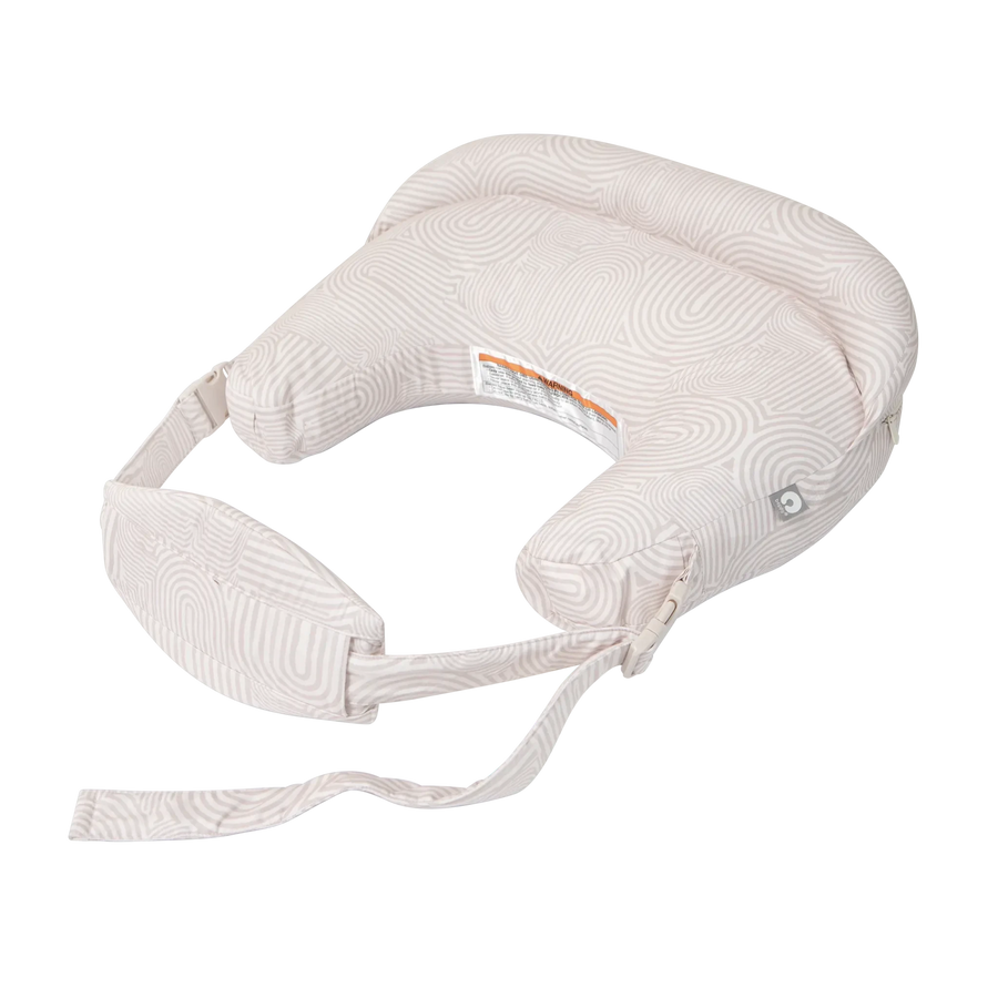 Boppy Complete Nursing Pillow, Taupe Broken Stripes