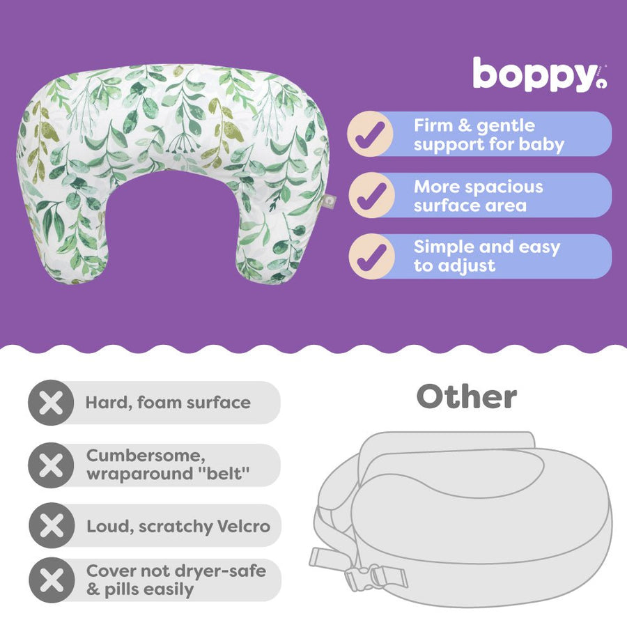 New Boppy Nursing Pillow Supportive Breastfeeding Pillow Boppy