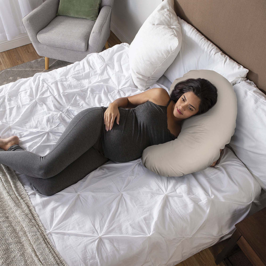 Boppy Cuddle Pregnancy Pillow with Organic Cotton Cover