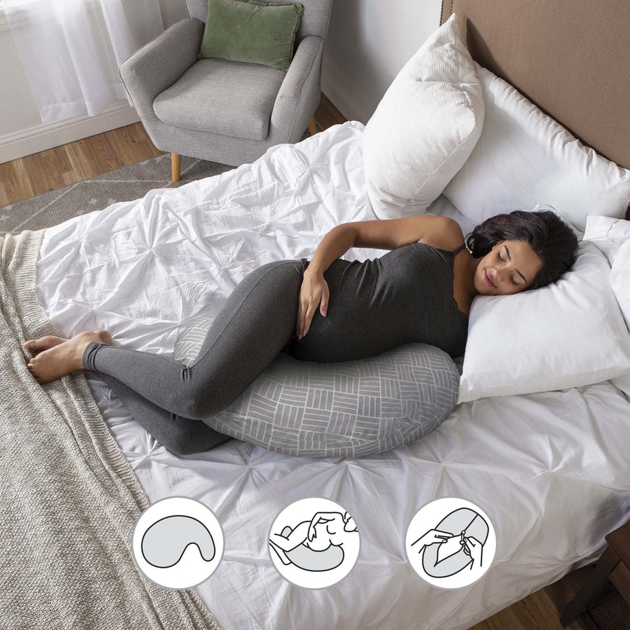 Cuddle Pillow with Removable Pillow CoverPregnancy PillowBoppy