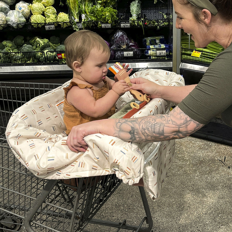 summer infant cushy shopping cart cover Boppy Preferred Shopping Cart and High Chair Cover