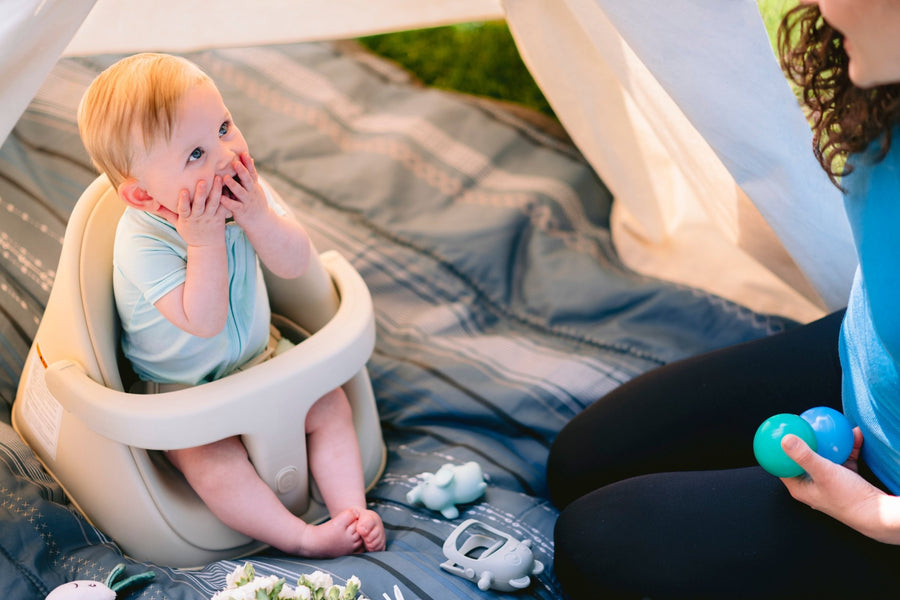 Proper Posture Floor and Booster SeatBooster Feeding SeatBoppy
