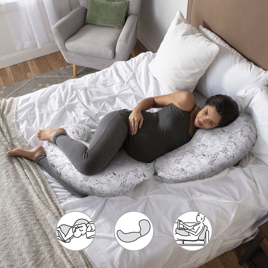 Total Body Pillow with Removable Pillow CoverPregnancy PillowBoppy