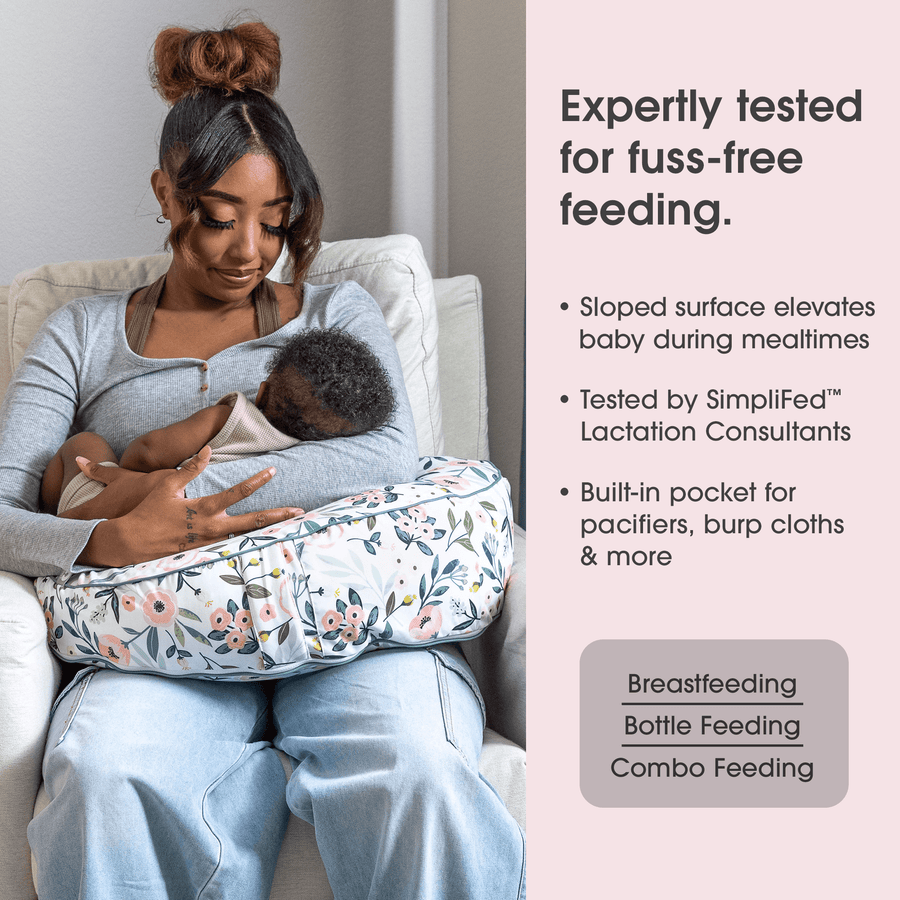 Mom Sleeping While Breastfeeding Baby Boppy Uplift™ Nursing